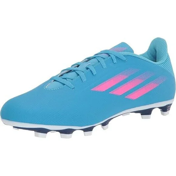 Adidas X Speedflow 4 Fxg Unisex Shoes Size 5, Color: Sky Blue/Pink NEw - Picture 5 of 5